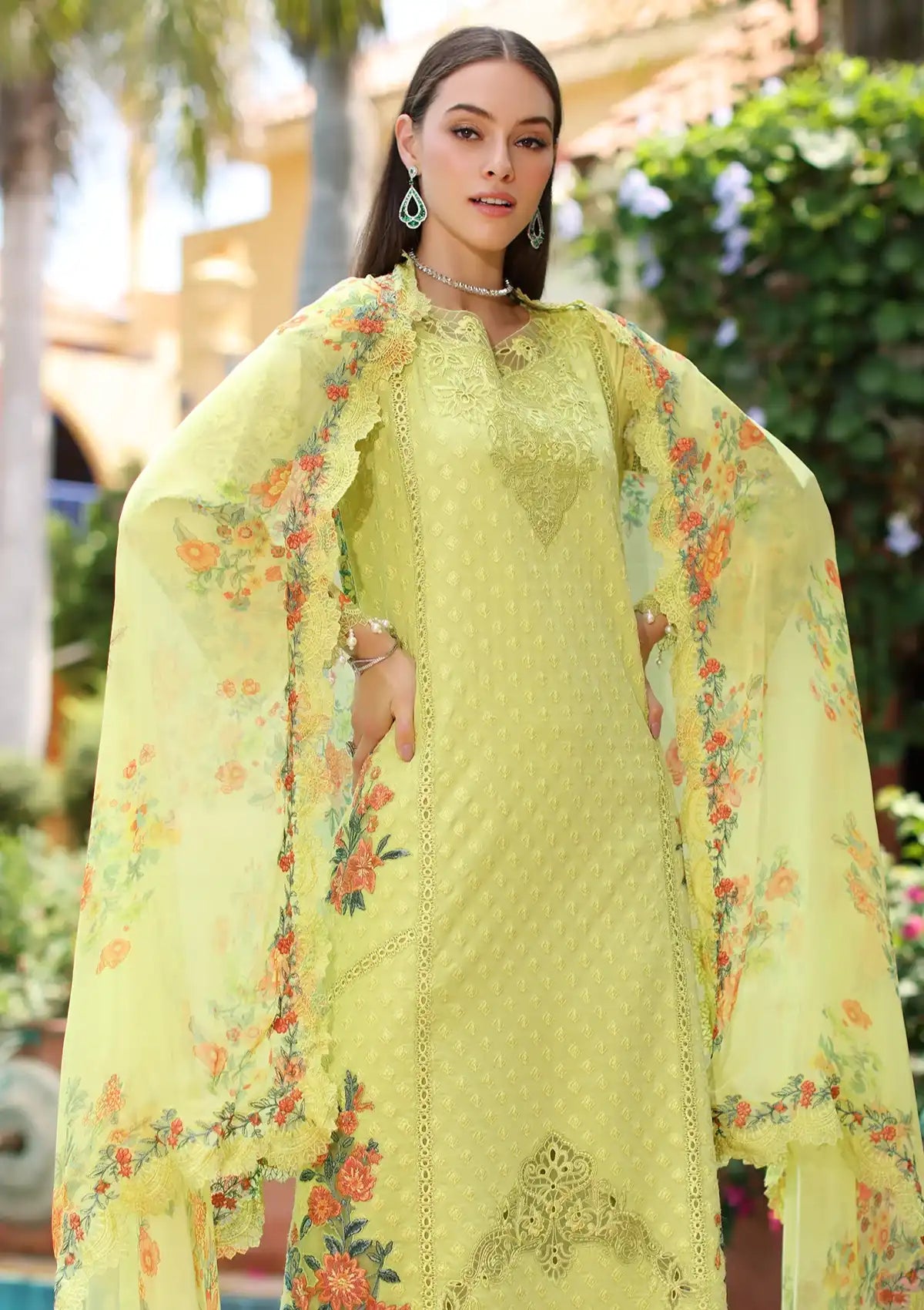 Charizma Reem Emb Lawn'24 Vol-02 CRS4-18 - Mohsin Saeed Fabrics
