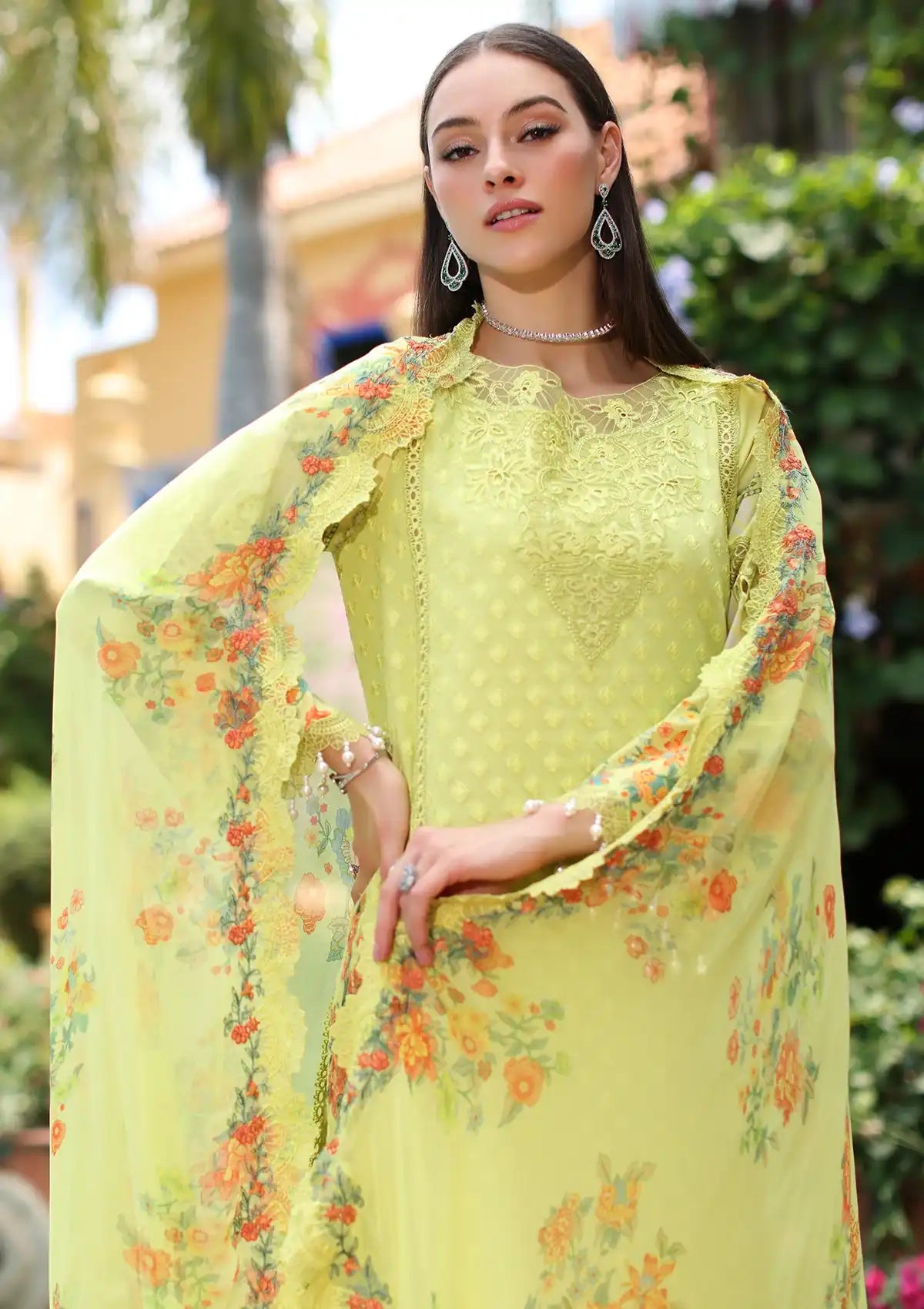 Charizma Reem Emb Lawn'24 Vol-02 CRS4-18 - Mohsin Saeed Fabrics