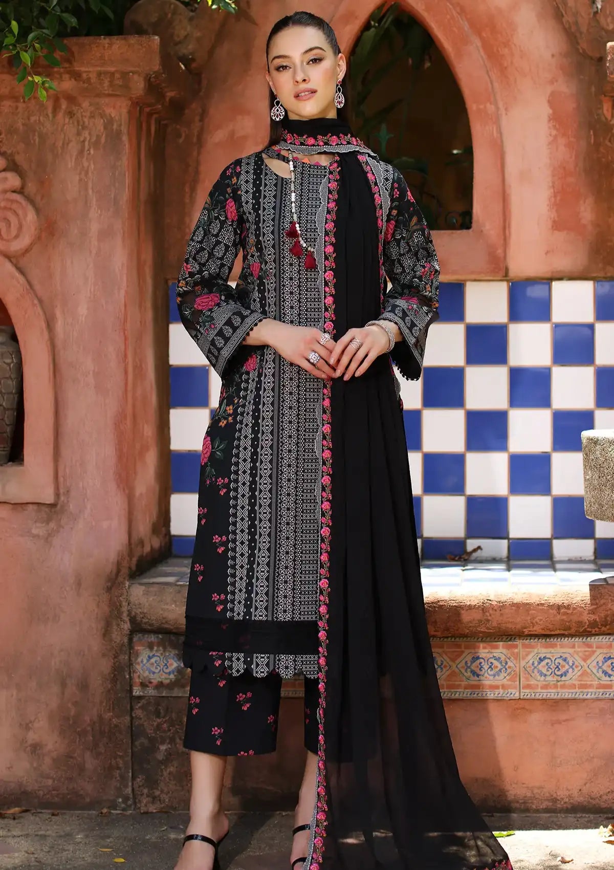 Charizma Print Melody Lawn'24 Vol-04 PM4-35 - Mohsin Saeed Fabrics
