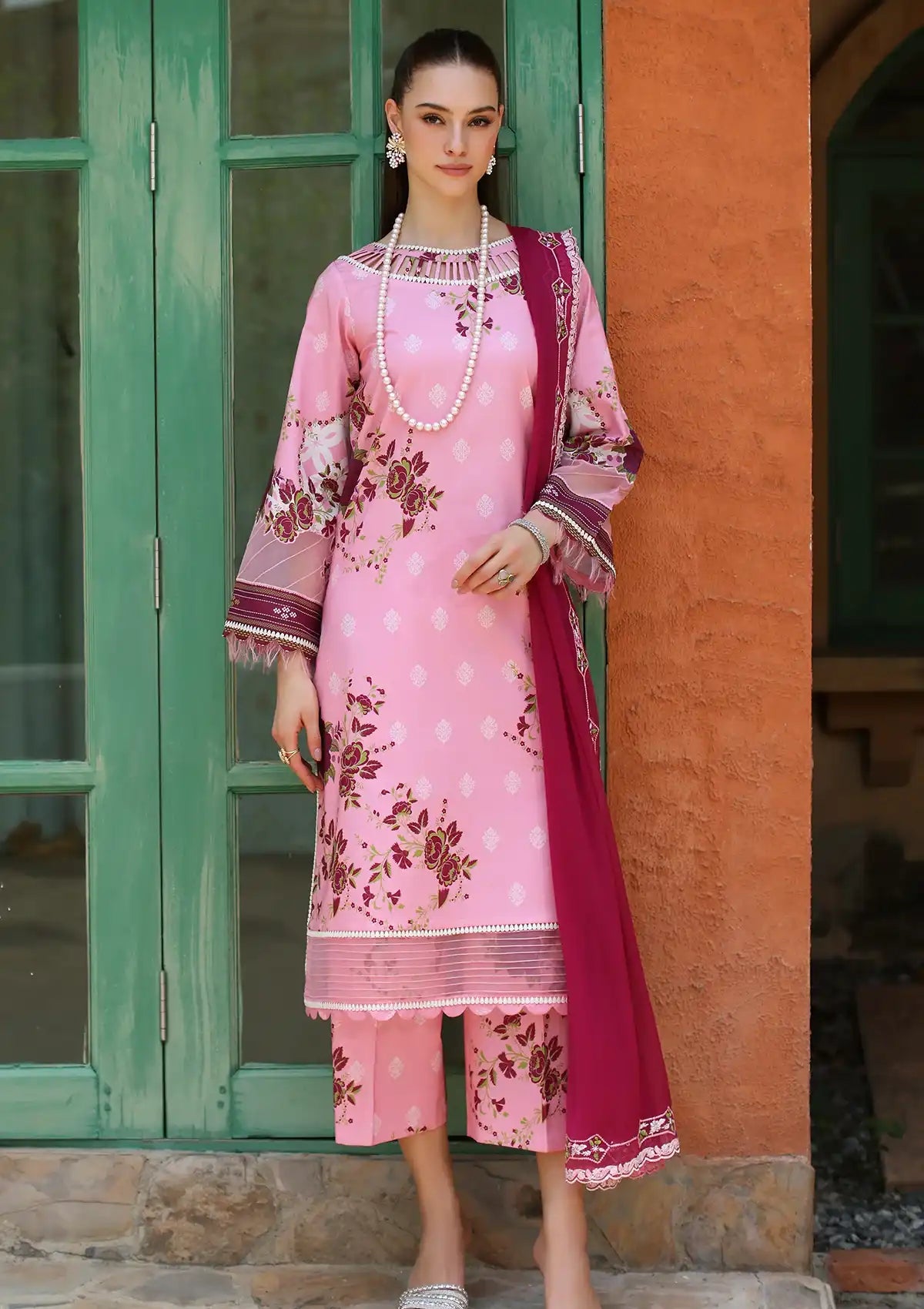 Charizma Print Melody Lawn'24 Vol-04 PM4-32 - Mohsin Saeed Fabrics