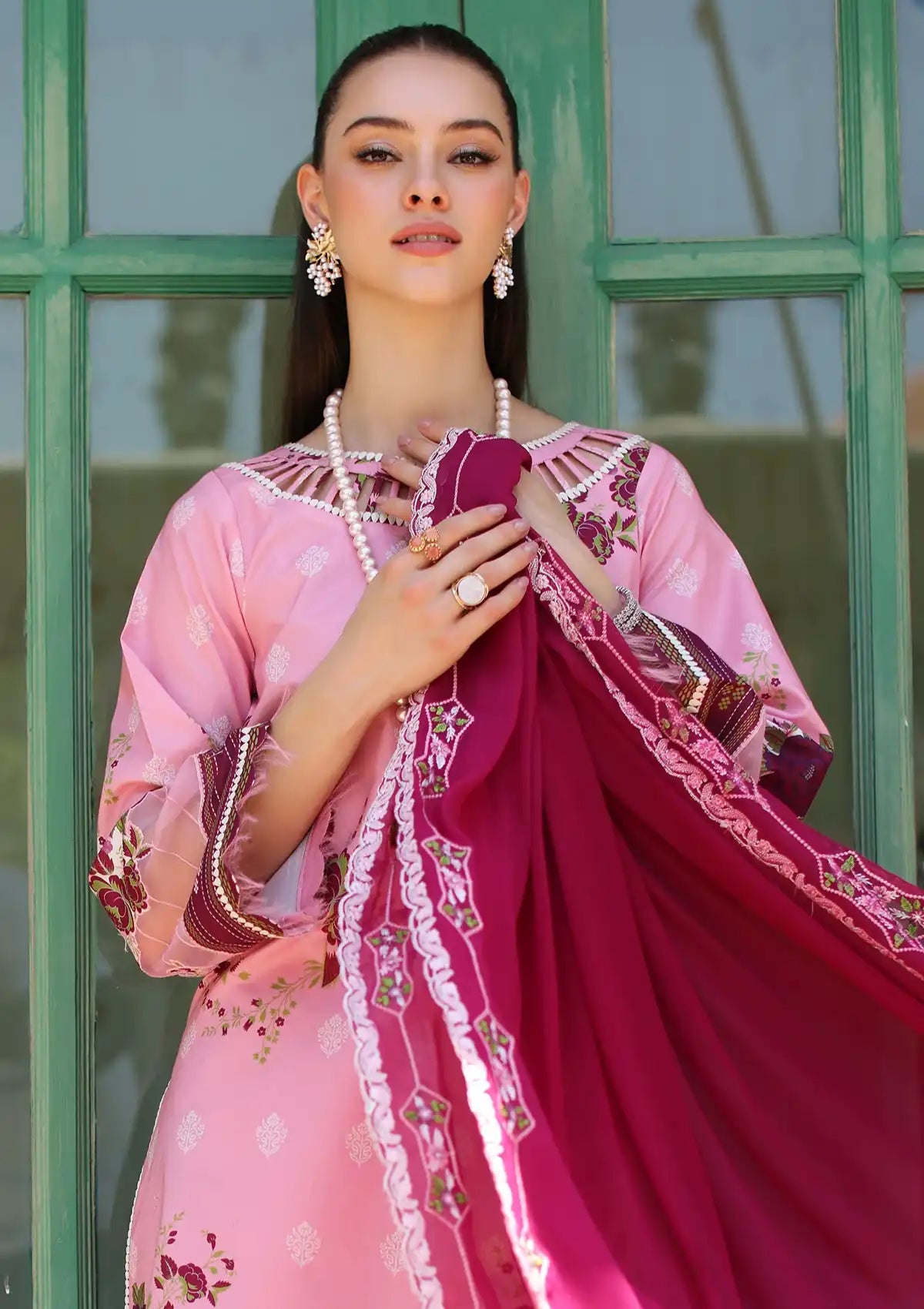 Charizma Print Melody Lawn'24 Vol-04 PM4-32 - Mohsin Saeed Fabrics