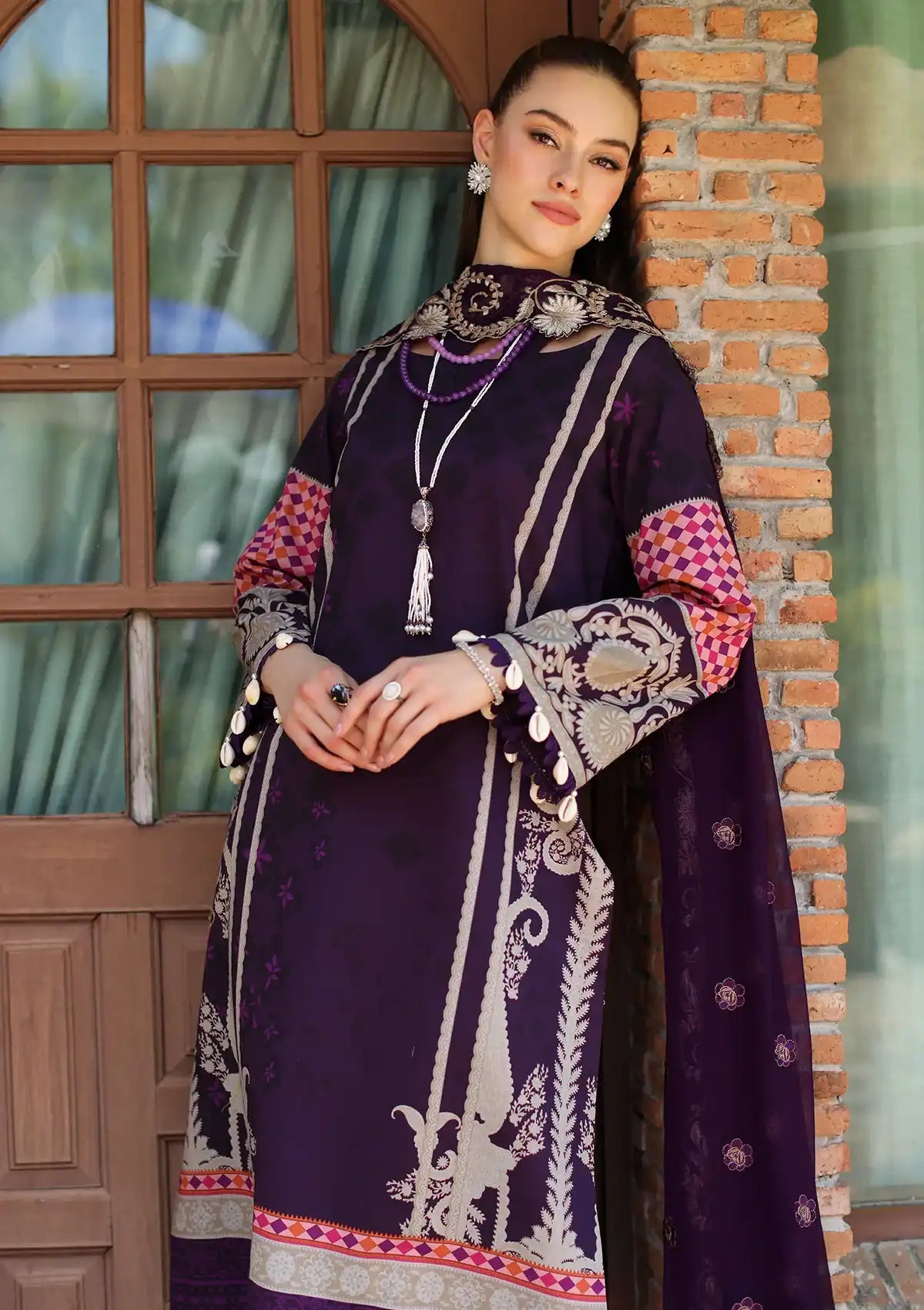 Charizma Print Melody Lawn'24 Vol-04 PM4-33 - Mohsin Saeed Fabrics