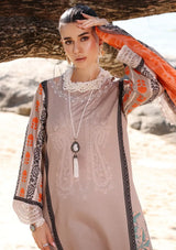 Charizma Aniq Emb Lawn'24 Vol-01 AN4-04 - Mohsin Saeed Fabrics