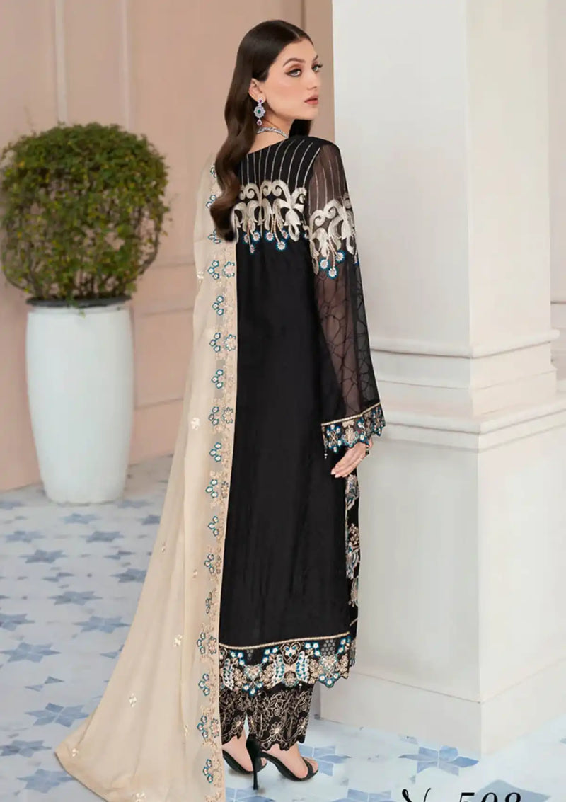 Ramsha Nayab Emb Chiffon'23 Vol-05 N-508