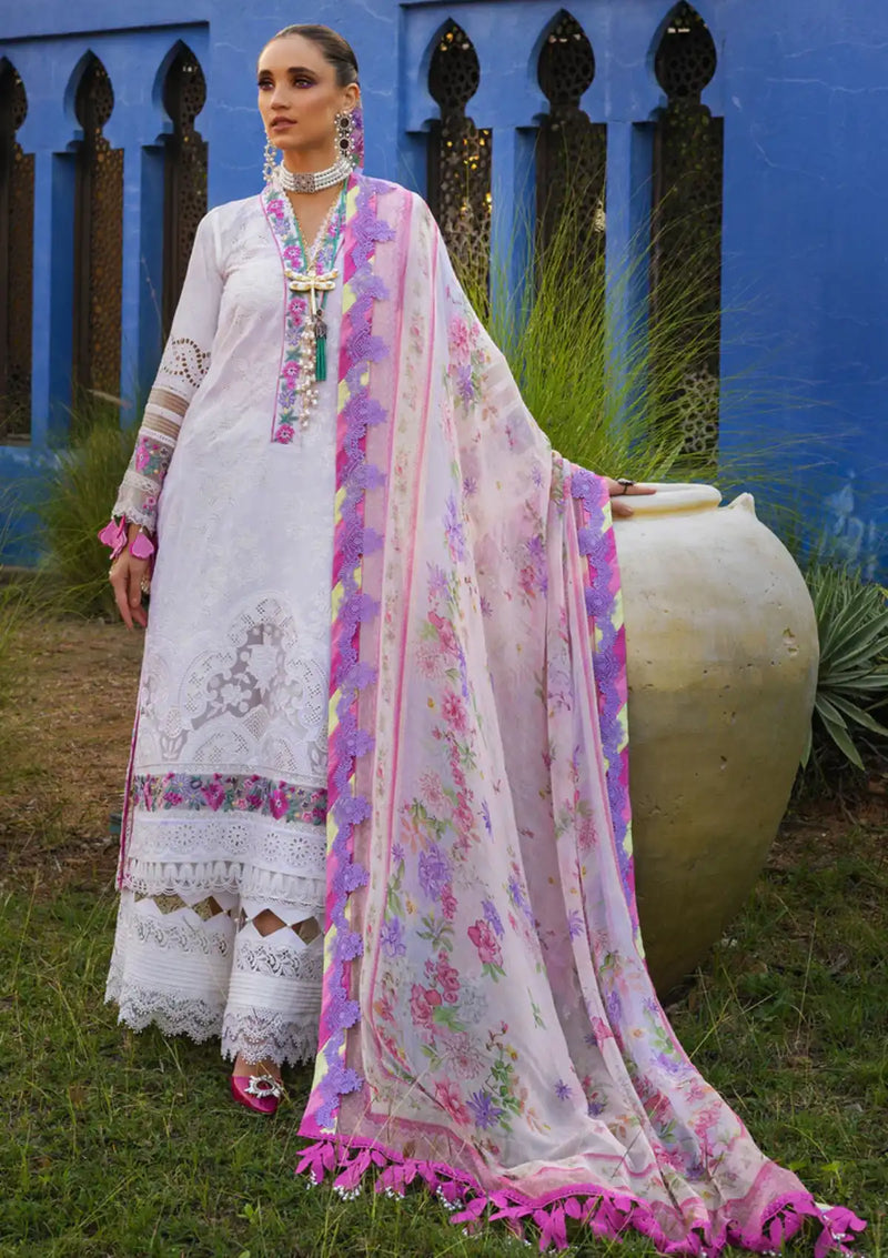 Annus Abrar Neroli Luxury Lawn'24 AA-02 SOFI - Mohsin Saeed Fabrics
