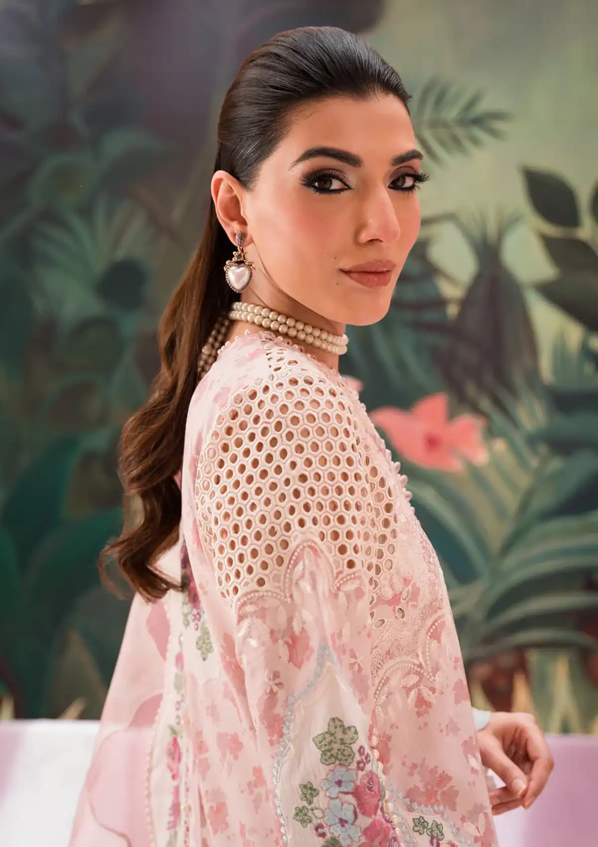 Afrozeh The Painted Garden Eid Lawn'24-04 Daisy Dream - Mohsin Saeed Fabrics