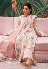 Afrozeh The Painted Garden Eid Lawn'24-04 Daisy Dream - Mohsin Saeed Fabrics