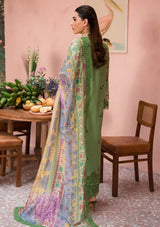 Afrozeh The Painted Garden Eid Lawn'24-02 Celestial Bouquet - Mohsin Saeed Fabrics