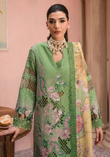 Afrozeh The Painted Garden Eid Lawn'24-02 Celestial Bouquet - Mohsin Saeed Fabrics