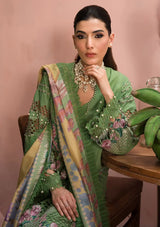 Afrozeh The Painted Garden Eid Lawn'24-02 Celestial Bouquet - Mohsin Saeed Fabrics