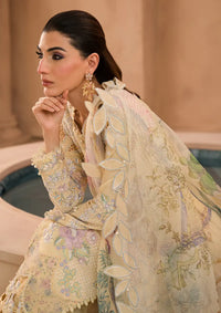 Afrozeh The Painted Garden Eid Lawn'24-08 Sweet Saffron - Mohsin Saeed Fabrics
