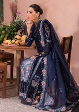 Afrozeh The Painted Garden Eid Lawn'24-10 Bluebell - Mohsin Saeed Fabrics