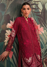 Afrozeh The Painted Garden Eid Lawn'24-06 Dahlia Dusk - Mohsin Saeed Fabrics