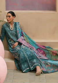 Afrozeh The Painted Garden Eid Lawn'24-01 Stellar Sage - Mohsin Saeed Fabrics
