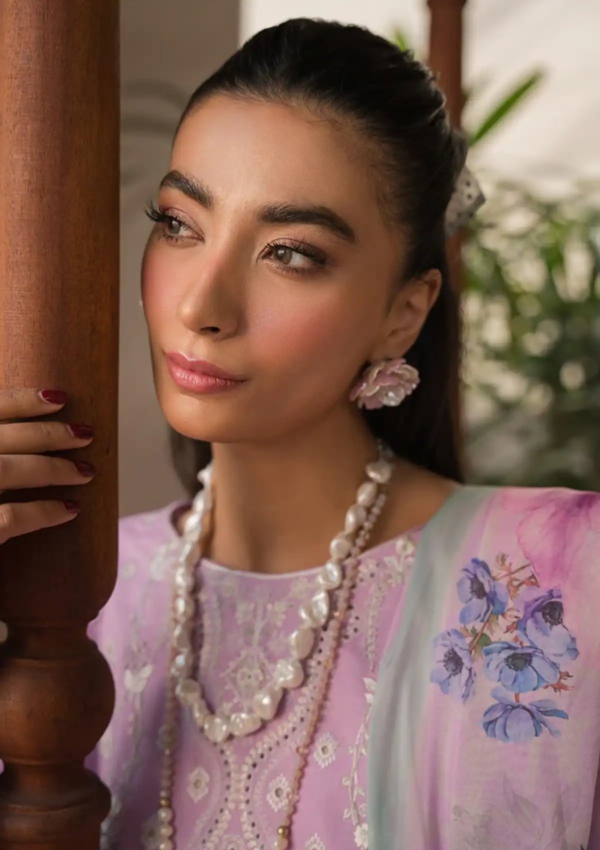 Neeshay Symphony Luxury Lawn'24 Serenade - Mohsin Saeed Fabrics