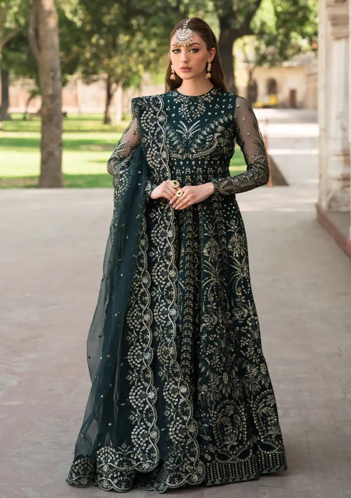 Ayzel Pehli Nazar Festive Chiffon'24 D-09 FARIDA - Mohsin Saeed Fabrics
