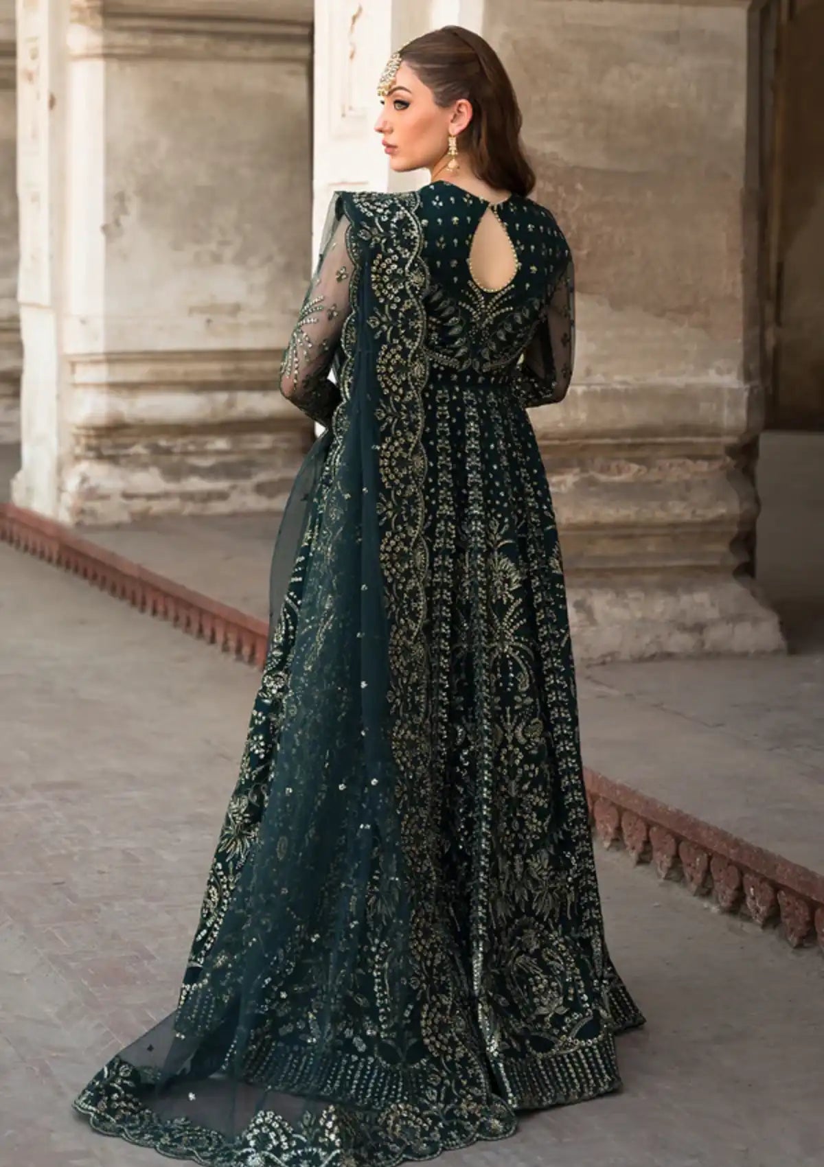 Ayzel Pehli Nazar Festive Chiffon'24 D-09 FARIDA - Mohsin Saeed Fabrics