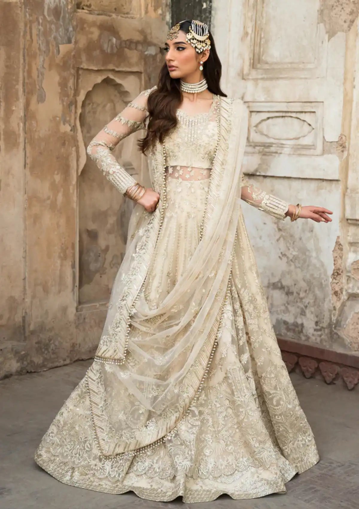 Ayzel Pehli Nazar Festive Chiffon'24 D-10 SHAHANA - Mohsin Saeed Fabrics