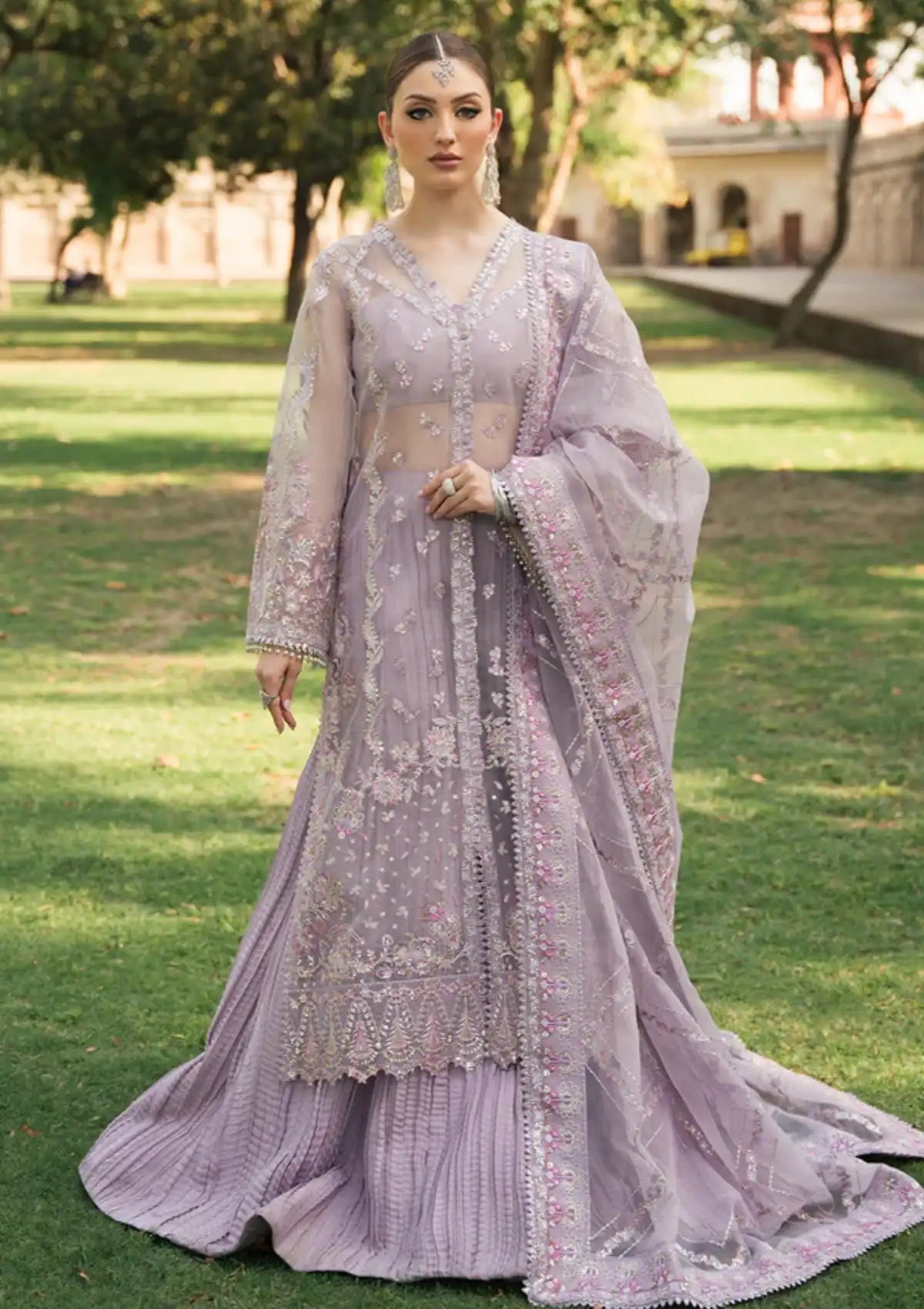 Ayzel Pehli Nazar Festive Chiffon'24 D-07 SHEHRAZAD - Mohsin Saeed Fabrics