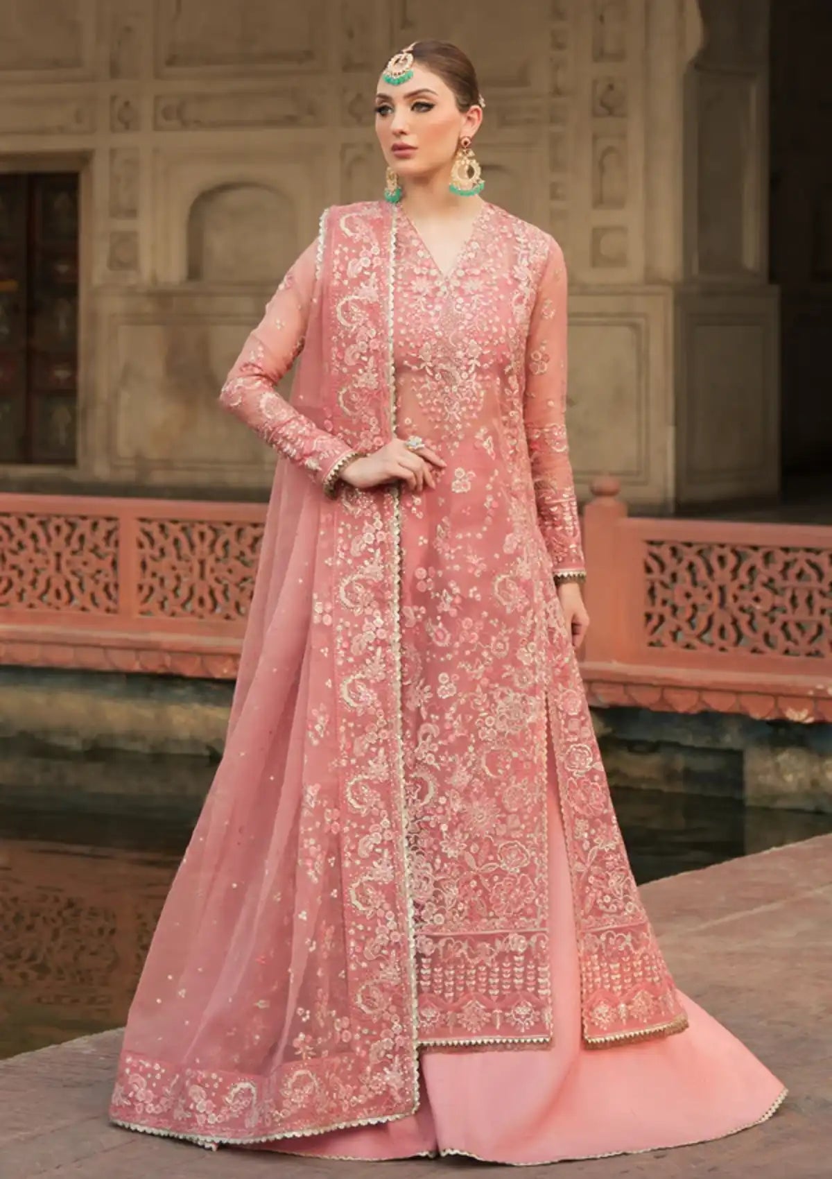 Ayzel Pehli Nazar Festive Chiffon'24 D-06 RUKHSAR - Mohsin Saeed Fabrics