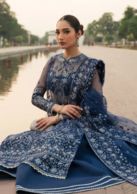 Ayzel Pehli Nazar Festive Chiffon'24 D-08 ZARINA - Mohsin Saeed Fabrics