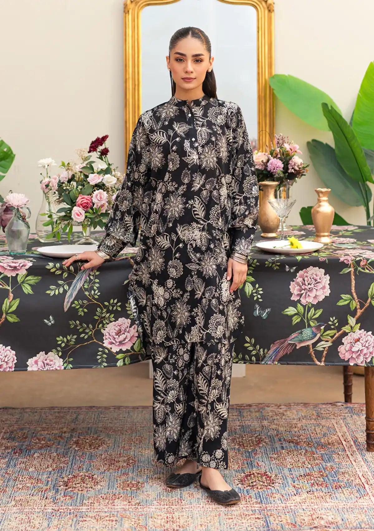 Lala Shades Of Summer'24 LS-043-Cashmere - Mohsin Saeed Fabrics