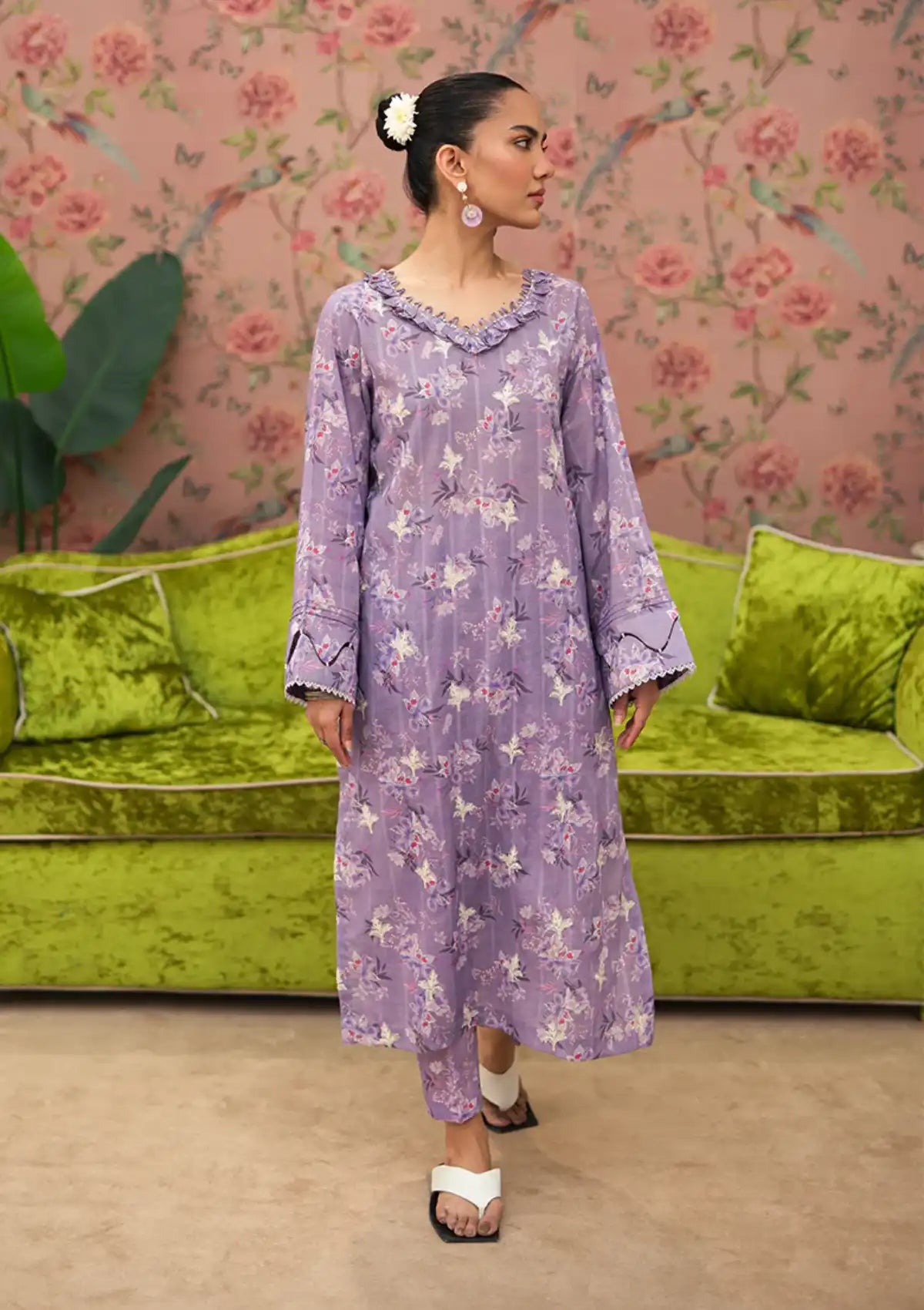 Lala Shades Of Summer'24 LS-053-Daphane - Mohsin Saeed Fabrics