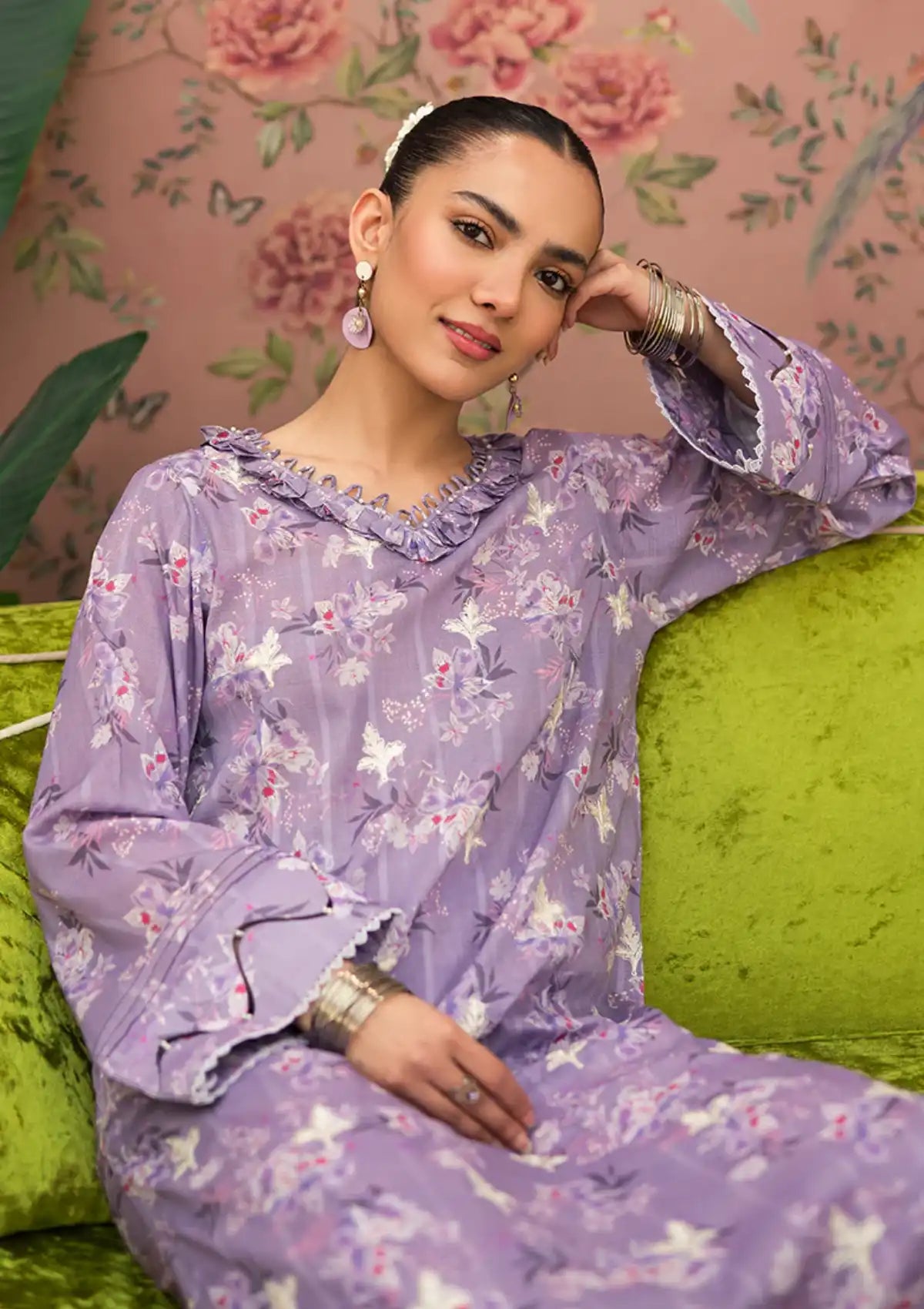 Lala Shades Of Summer'24 LS-053-Daphane - Mohsin Saeed Fabrics