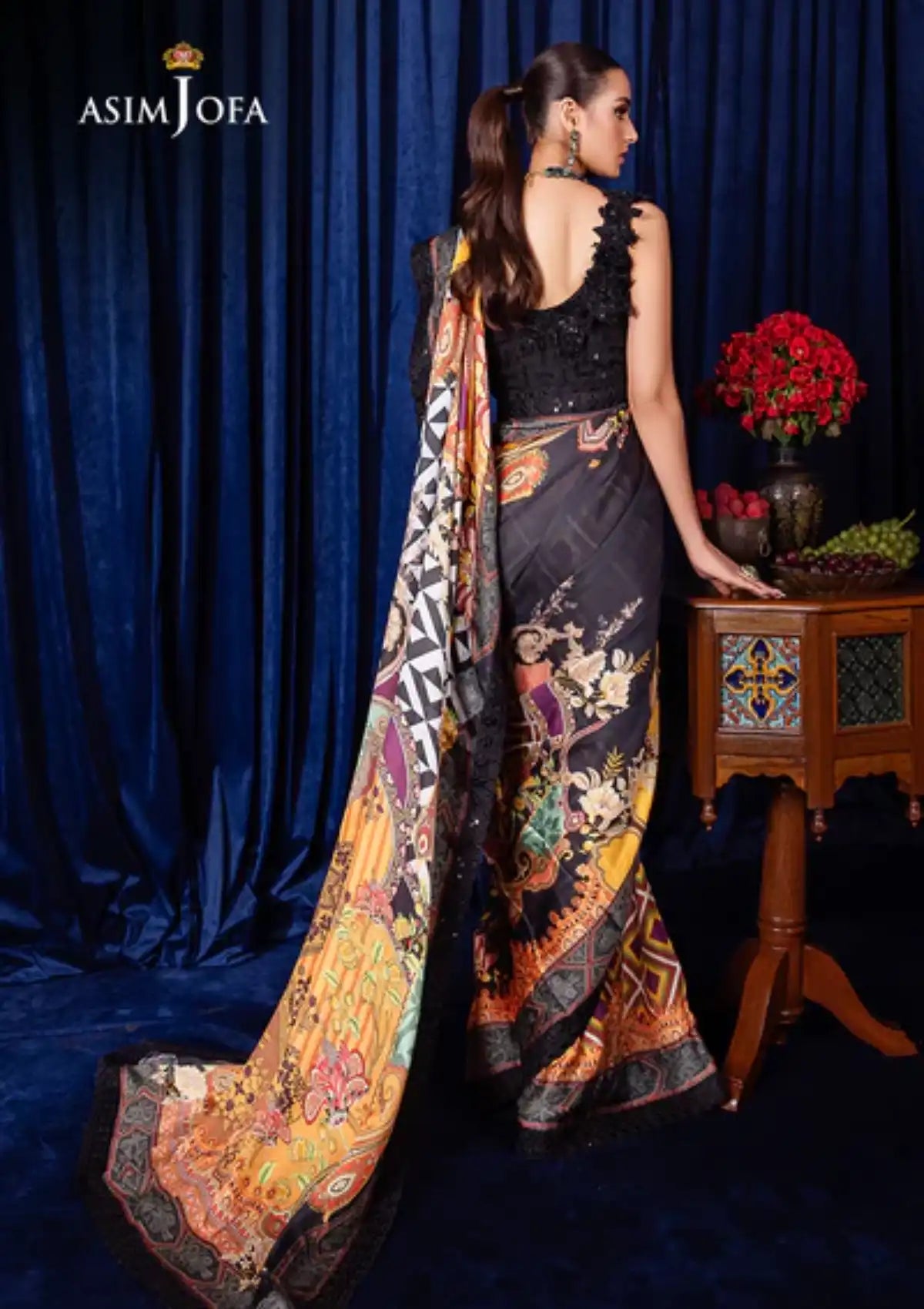 Asim Jofa Bekhudi Luxury Chiffon'23 AJBK-09