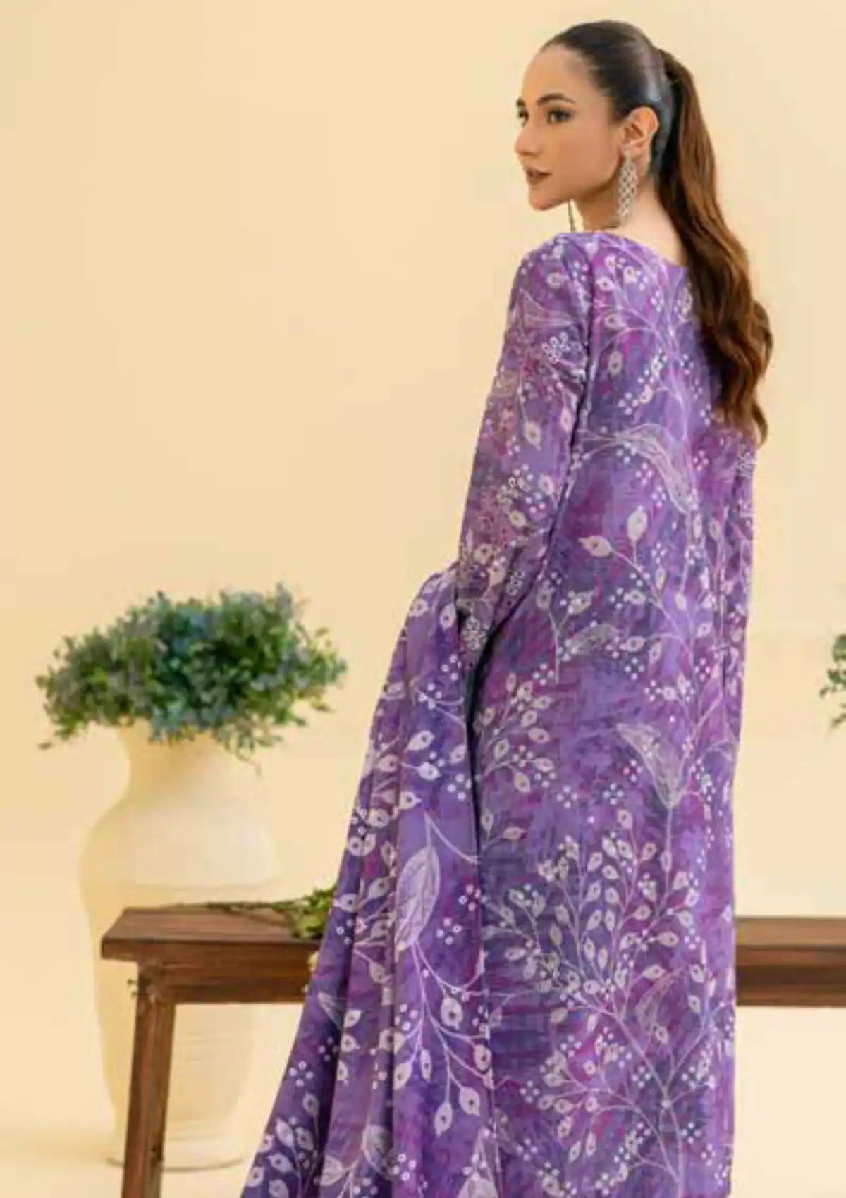 Aafreen Emb Chikankari Khaddar'24 AF-145