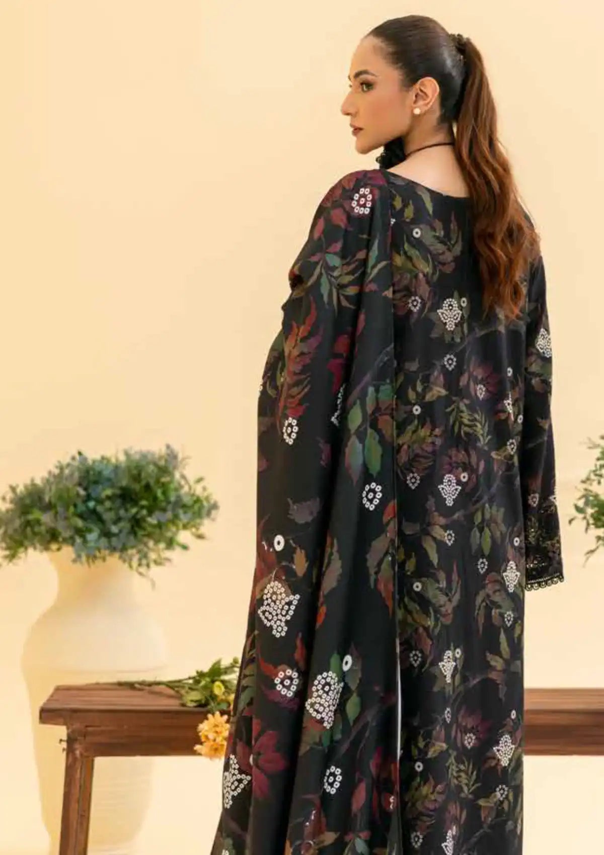Aafreen Emb Chikankari Khaddar'24 AF-148