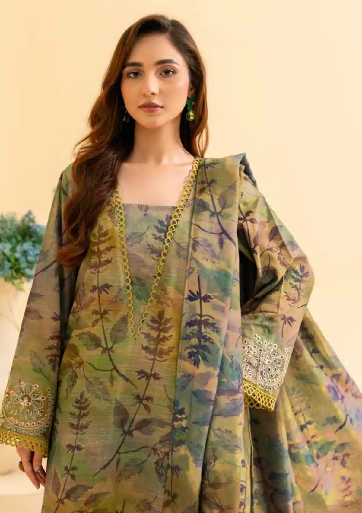 Aafreen Emb Chikankari Khaddar'24 AF-141