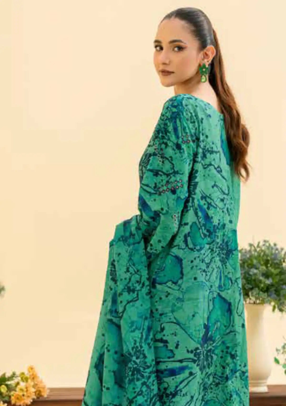 Aafreen Emb Chikankari Khaddar'24 AF-149