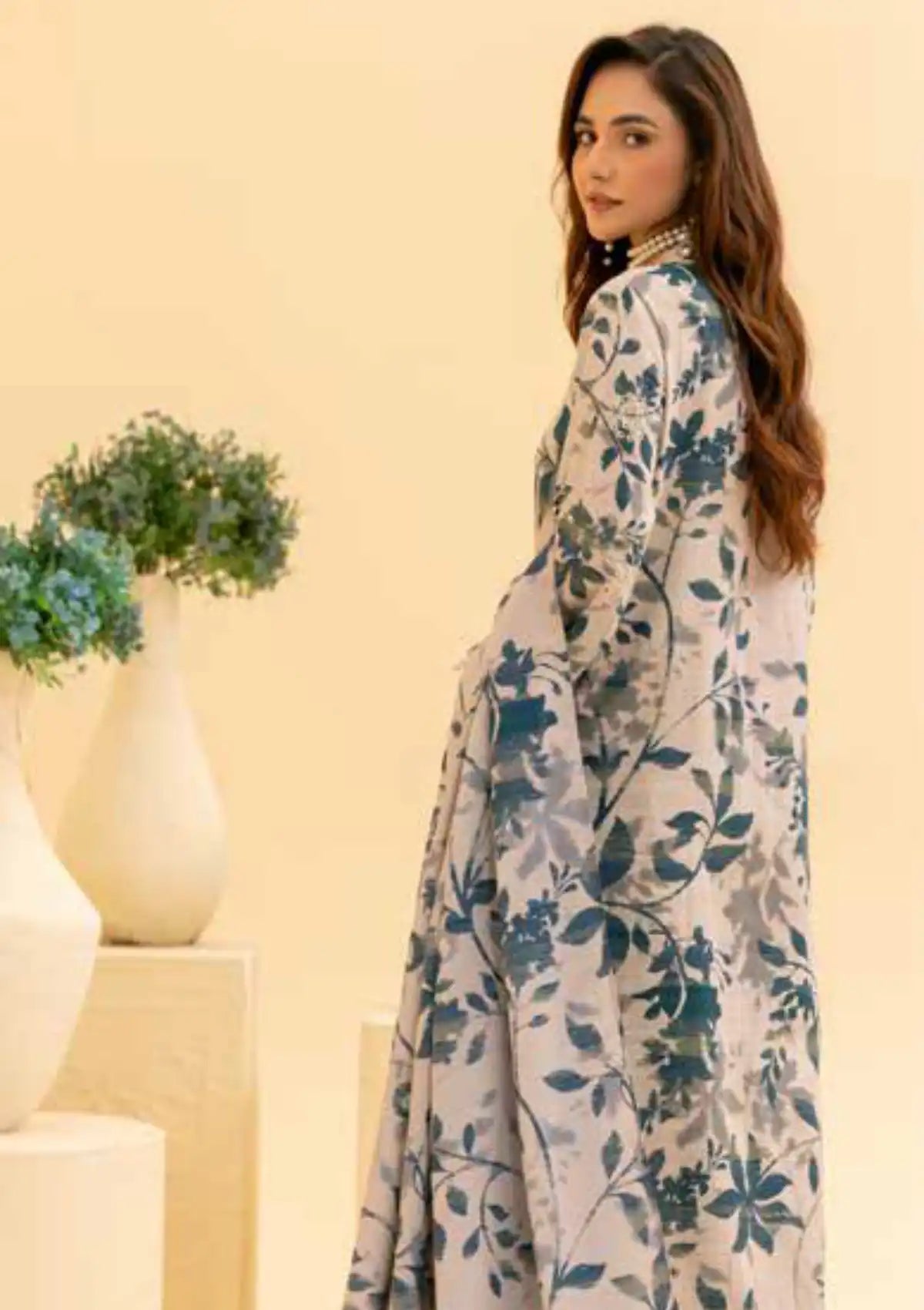 Aafreen Emb Chikankari Khaddar'24 AF-142