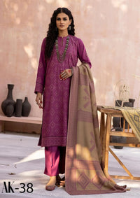 Aangan By Khoobsurat Kashmiri Shawl'23 AK-38 - Mohsin Saeed Fabrics