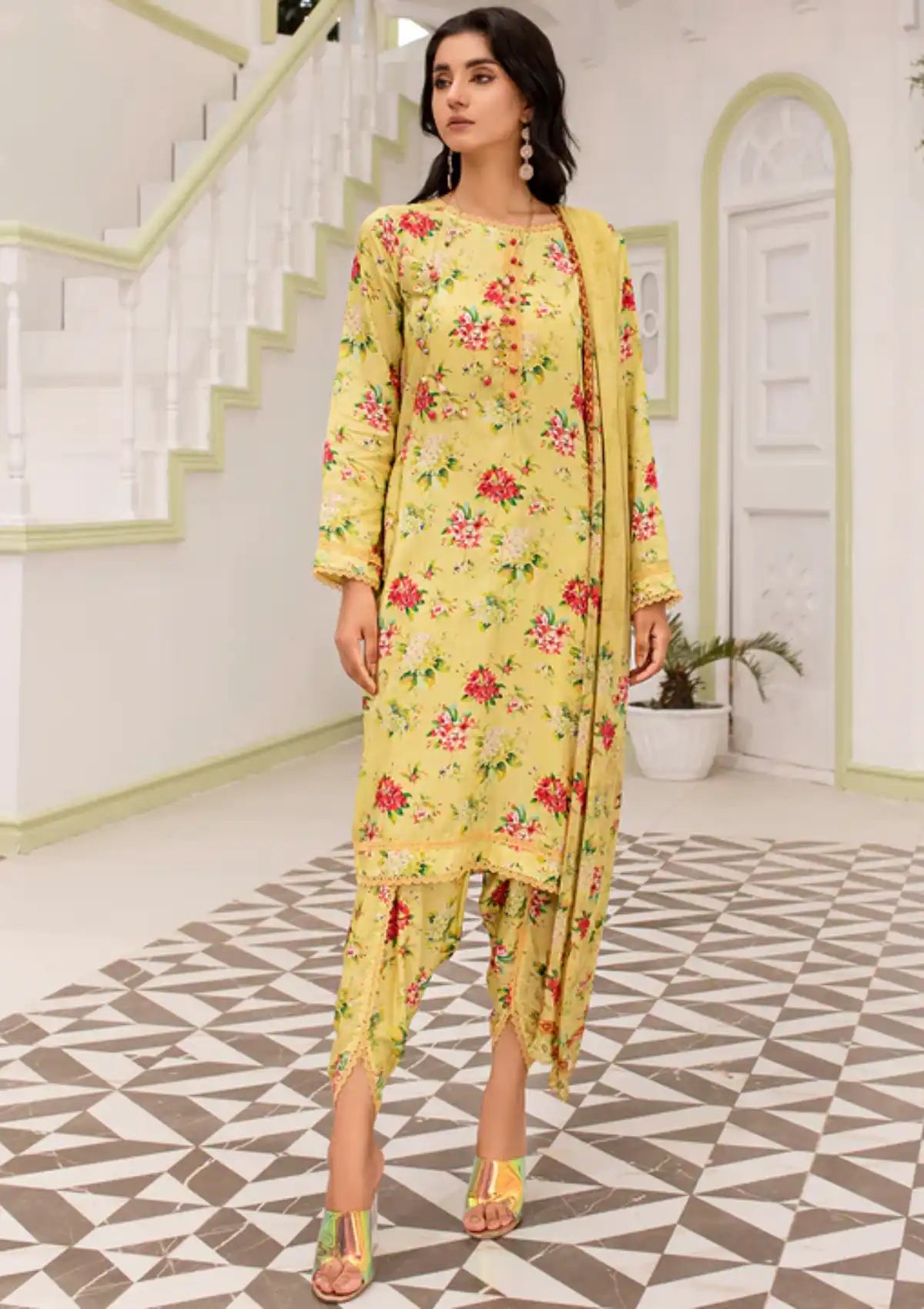 Aangan by Puri'23 D-02 - Mohsin Saeed Fabrics