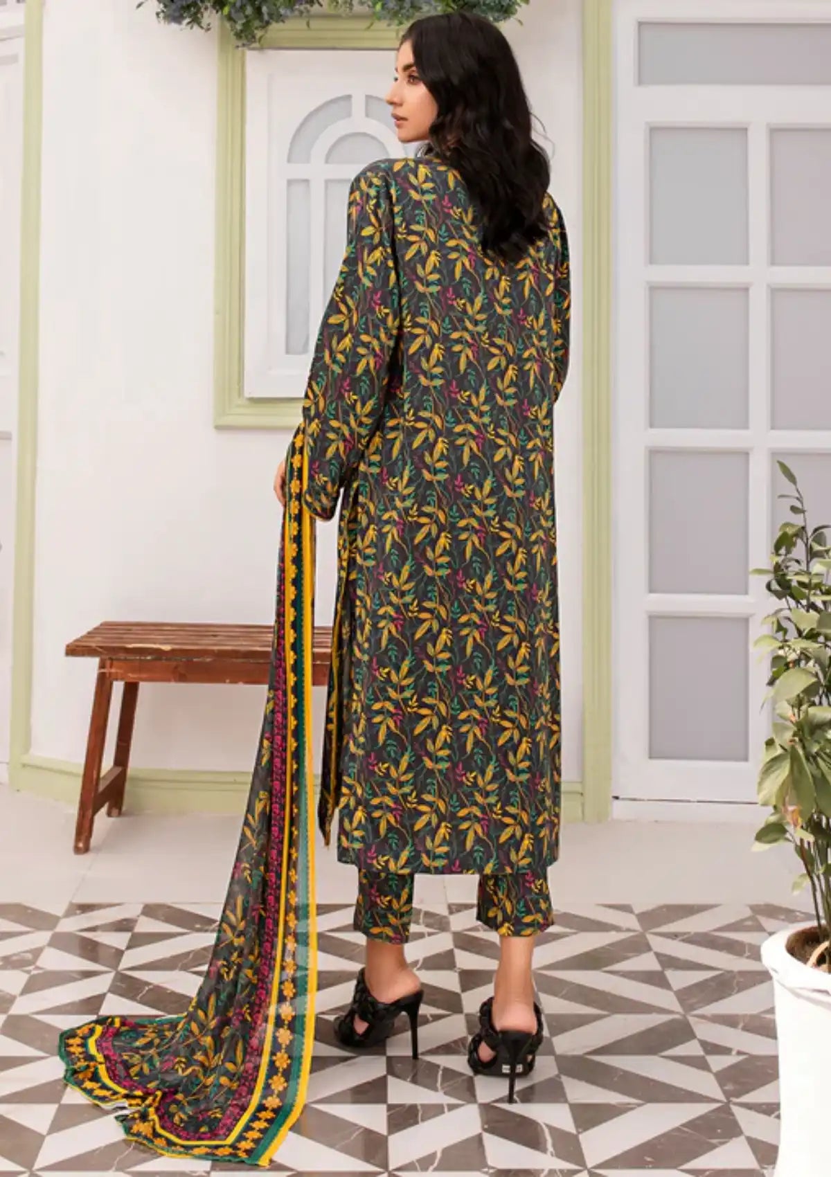 Aangan by Puri'23 D-04 - Mohsin Saeed Fabrics