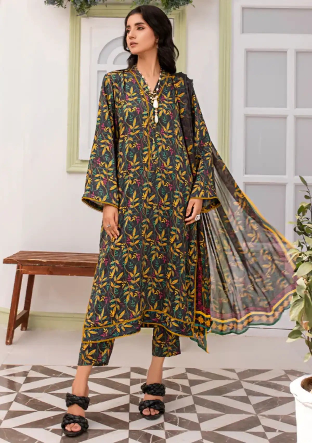 Aangan by Puri'23 D-04 - Mohsin Saeed Fabrics