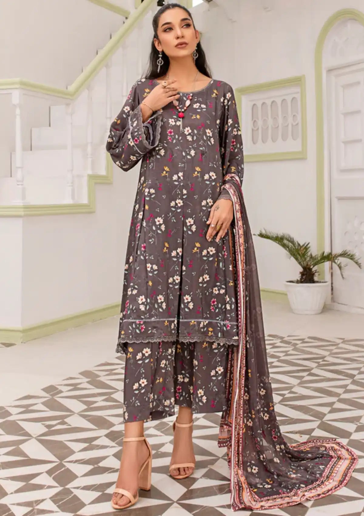 Aangan by Puri'23 D-07 - Mohsin Saeed Fabrics