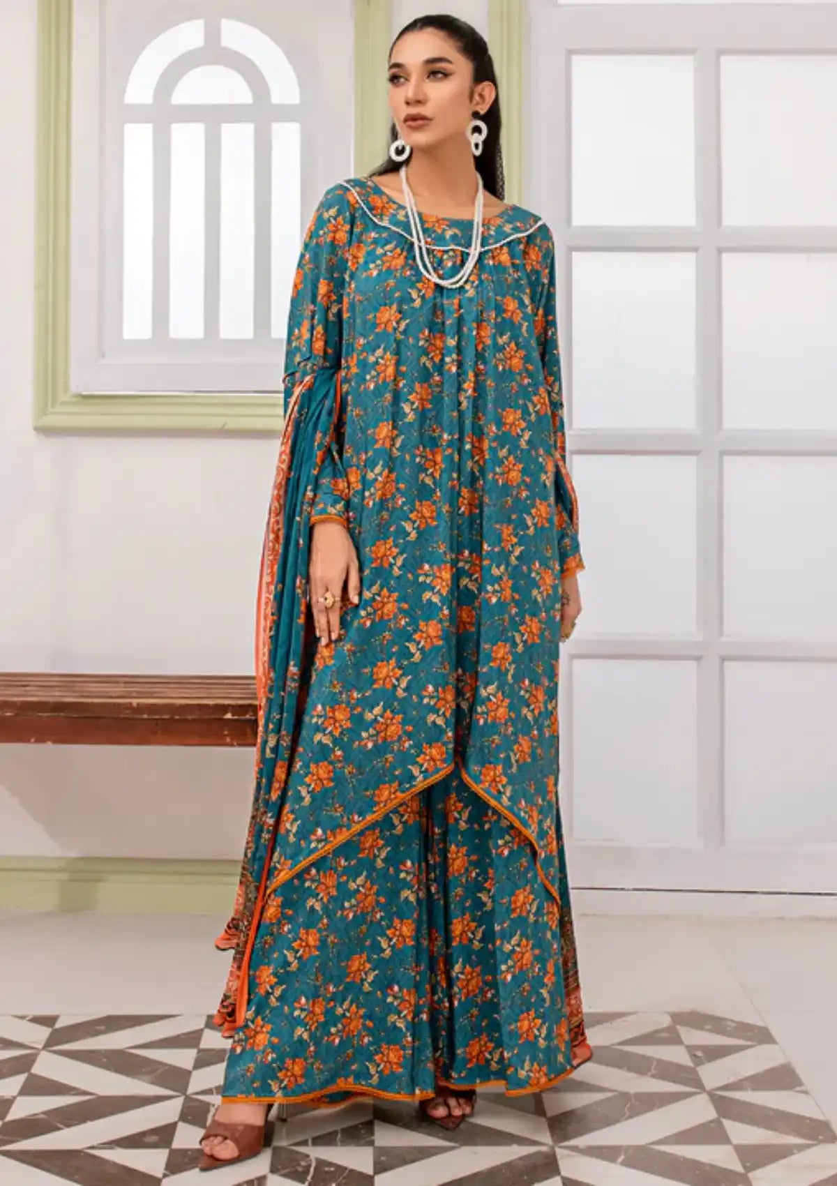 Aangan by Puri'23 D-09 - Mohsin Saeed Fabrics