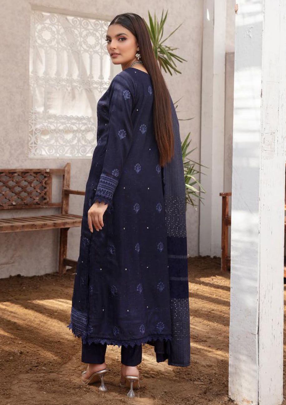 Aangan Peach Leather By Khoobsurat'23 AN-03 - Mohsin Saeed Fabrics