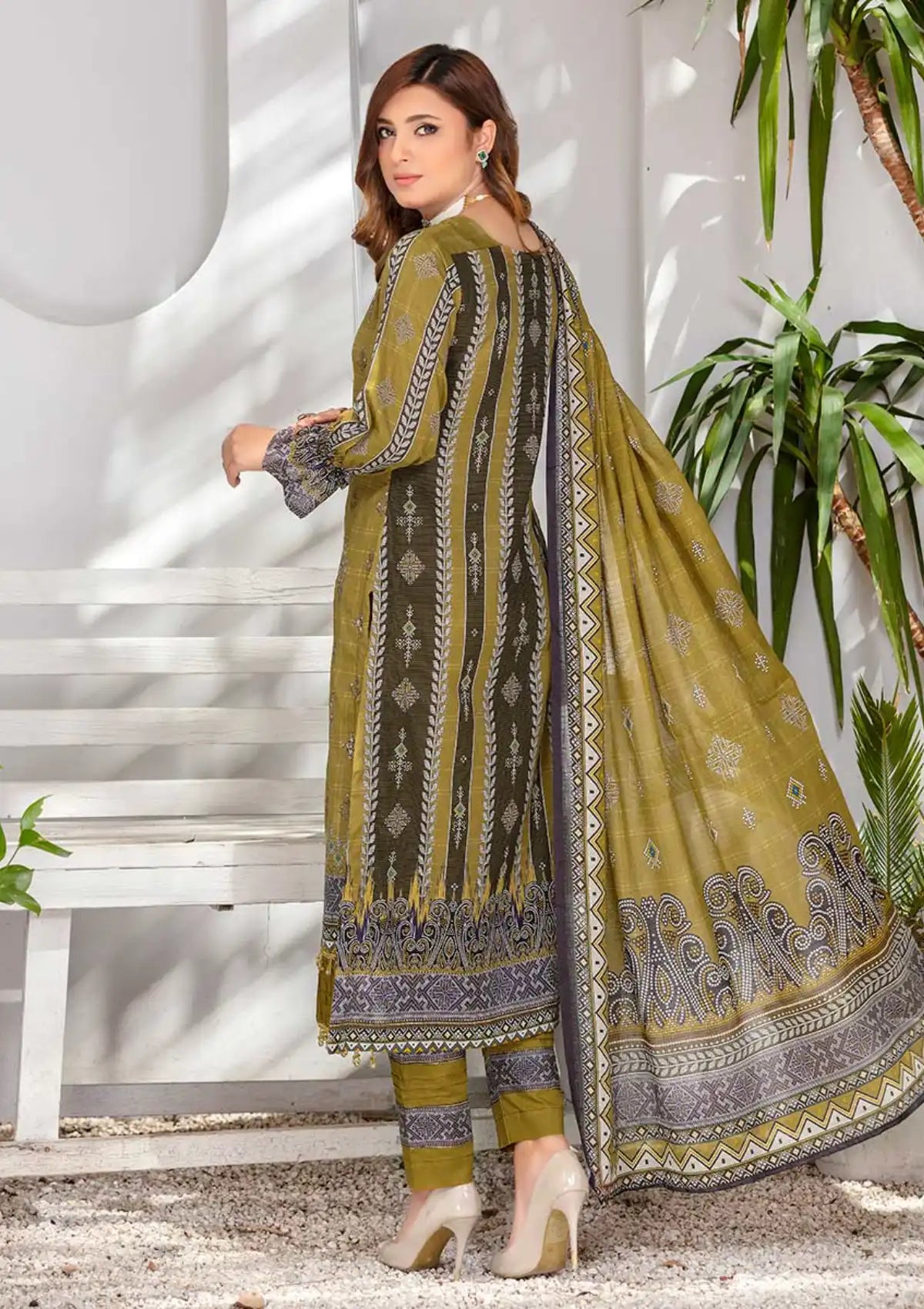 Afreen By Aalaya Lawn'23 Vol-08 D#03 - Mohsin Saeed Fabrics