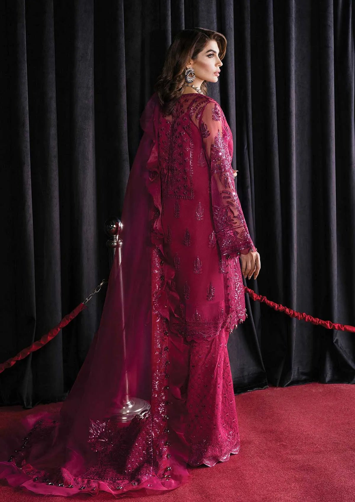 Afrozeh Starlet Luxury Unstitched'23 ASOS-V1-07 (PERIWINKLE)