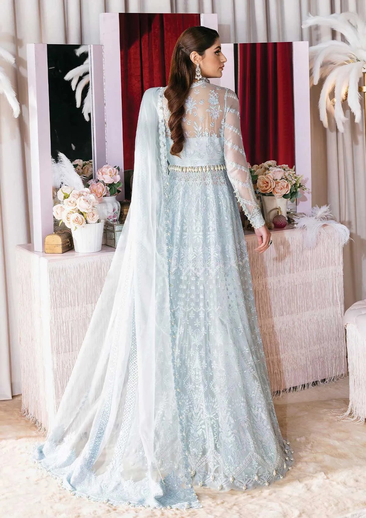 Afrozeh Starlet Luxury Unstitched'23 ASOS-V1-10 (GOSAMMER)