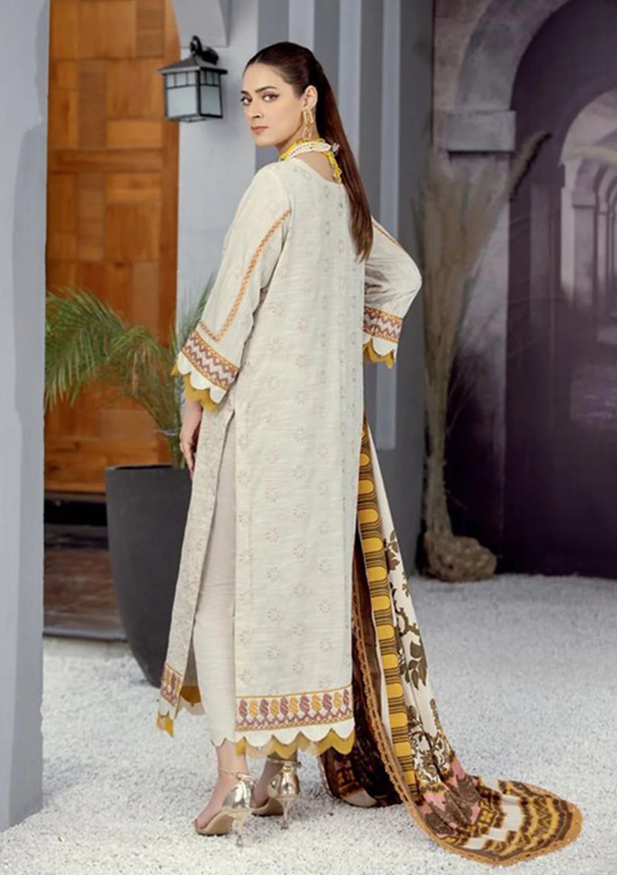 Afsaneh By Wania'22 Vol-01 WP-203 - Mohsin Saeed Fabrics