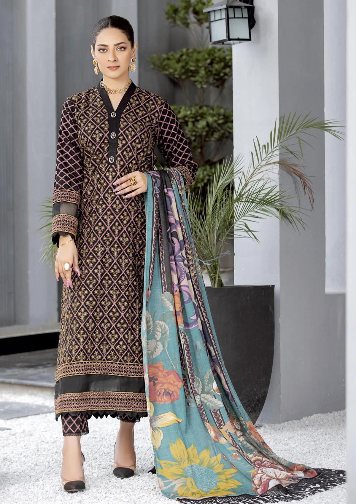 Afsaneh By Wania'22 Vol-01 WP-204 - Mohsin Saeed Fabrics