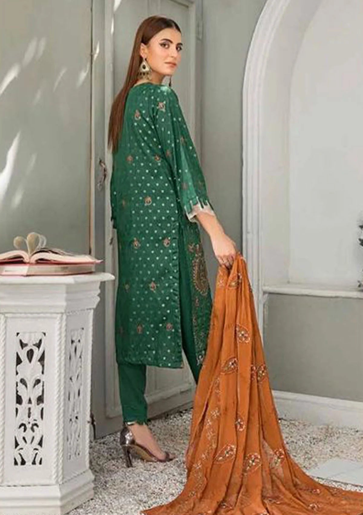 Alif Airjet Emb Viscose'23 Vol-30 D-06 - Mohsin Saeed Fabrics