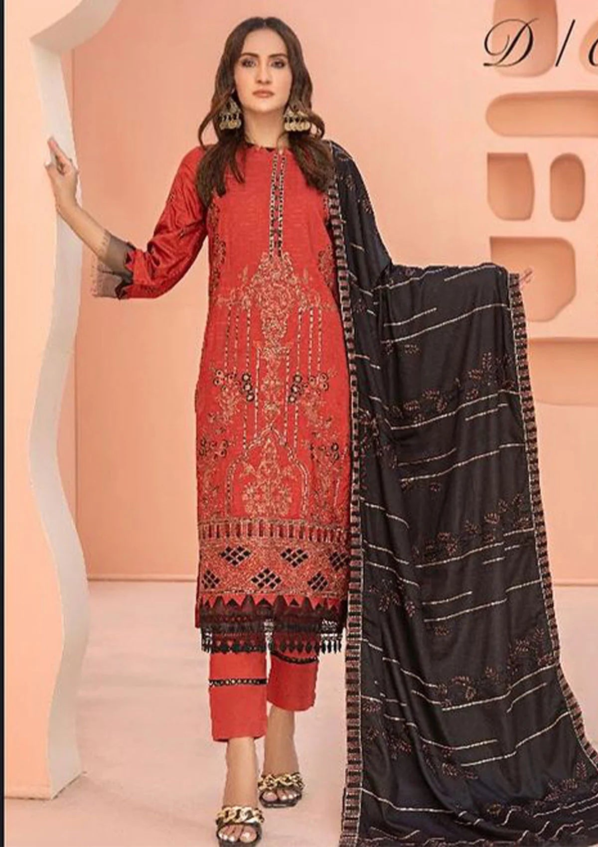 Alif Airjet Emb Viscose'23 Vol-33 D-04 - Mohsin Saeed Fabrics
