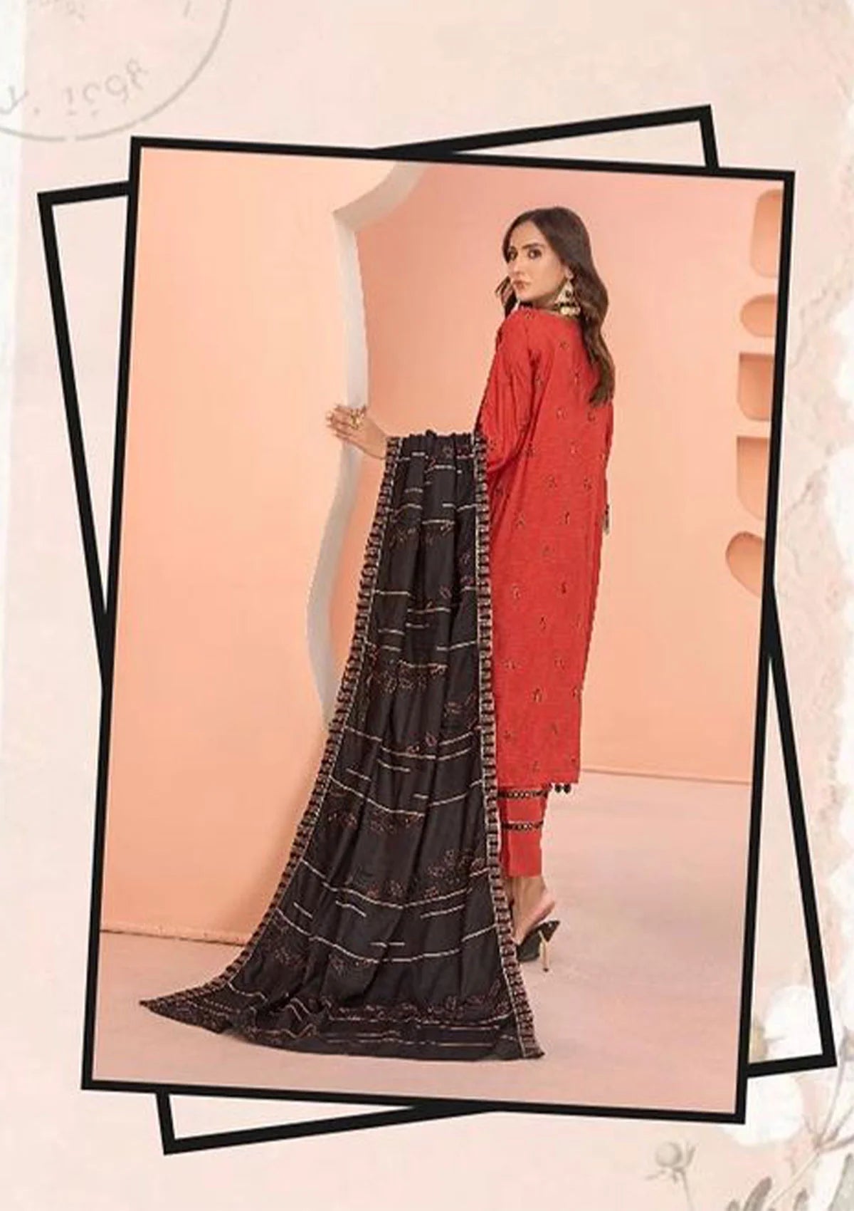 Alif Airjet Emb Viscose'23 Vol-33 D-04 - Mohsin Saeed Fabrics