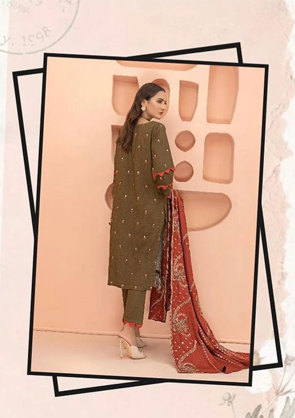 Alif Airjet Emb Viscose'23 Vol-33 D-07 - Mohsin Saeed Fabrics